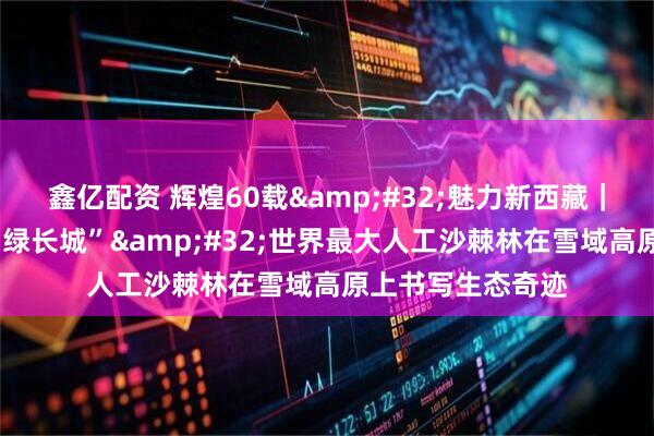 鑫亿配资 辉煌60载&#32;魅力新西藏｜从“黄沙窝”到“绿长城”&#32;世界最大人工沙棘林在雪域高原上书写生态奇迹
